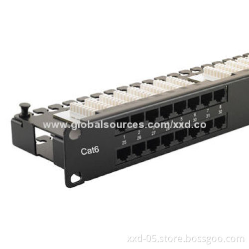 ABS 48-port UTP Cat6 Patch Panel for Network Cable SystemNew